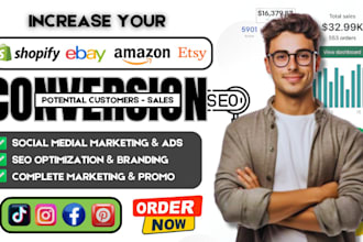 boost shopify amazon ebay etsy sales, shopify marketing, etsy promotion