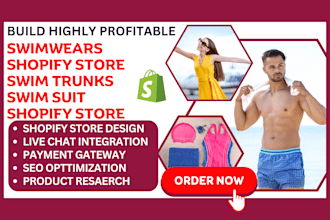 design swimwear shopify store swim trunks swim suit shopify store