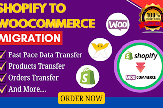 migrate shopify to woocommerce website wix to shopify wordpress to shopify store
