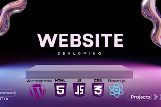 make a custom websites ,portfolios, landing pages and more