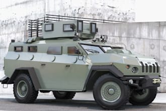 detailed 3d game car, military vehicle, armor tank, texture, ue5 rig, animate