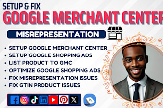 fix google merchant center misrepresentation, gmc suspension and shopping ads