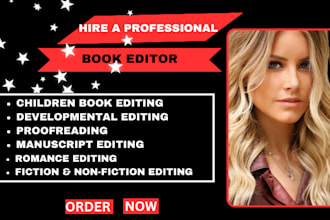 refine and polish your manuscript for kindle, print publishing or literary agent