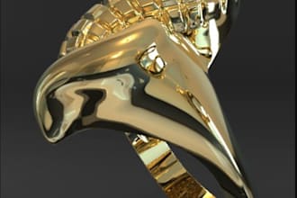 enhance 3d jewelry design,stl 3d,cad file earring,pendant,medal design,rendering