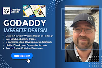 do godaddy website design, redesign website and godaddy website development