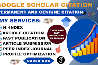 increase your google scholar citation in a top ranking quality index journal