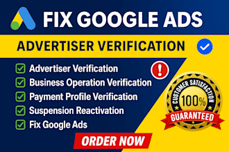 do business operation verification, ads account and advertiser verification