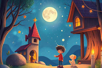 create beautiful illustrations for childrens books and storybooks