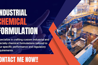 formulate custom industrial ,chemical, paint,  polymer and product development