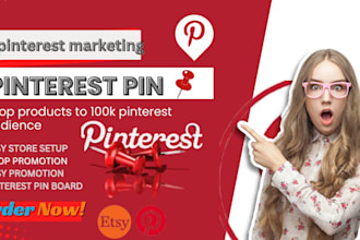 create pins and boards as a pinterest marketing manager