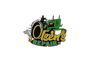 design shining wonderful tractor repair shop logo