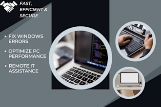 fix, repair, optimize or troubleshoot windows 10 and 11 pcs or laptops