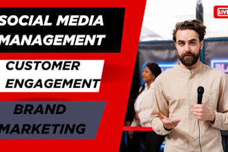 be your social media manager, schedule planner, engage customer