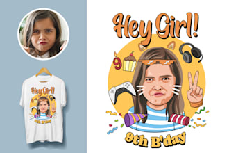 create birthday gift cartoon from photo