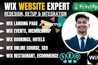 setup wix event booking online course restaurant membership seo hotel ecommerce