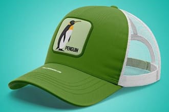 create 3d cap mockup animation and other clothing mockups