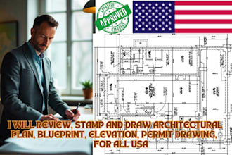 stamp architectural plan civil and structural engineer permit drawing mepdrawing