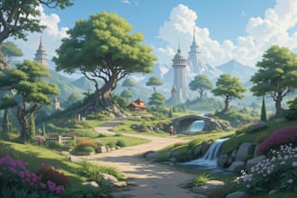 environment concept art landscape design