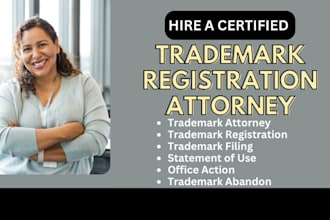 be your licensed US trademark attorney to file your uspto trademark application