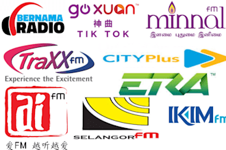 skyrocket and airplay promotion of your song on malaysia radio