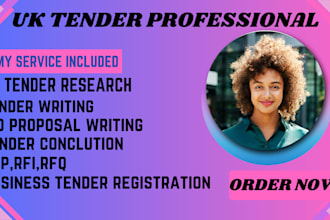 uk tender government contract bid writing proposals business startup, cqc