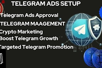 promote your crypto token, grow a telegram channel, a p2e game, or a meme coin