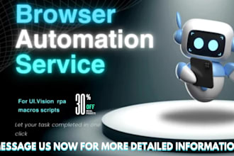 do ai powered web scraping automation vfs bot, playwrigh, UI vision rpa, imacros