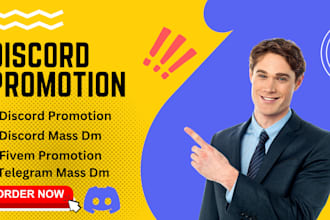 do discord promotion, discord mass dm, discord advertising