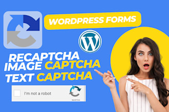 add recaptcha, fix captcha, contact form, stop spam wp form, wordpress