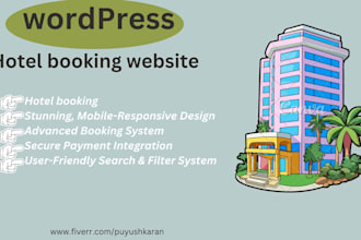 design a hotel booking website, flight booking website, airbnb website,