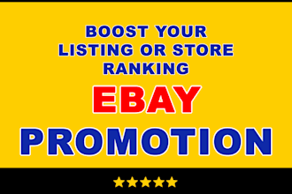 do ebay store or listing promotion to boost ebay sales and rankings