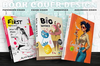 design KDP book cover kindle ebook and paperback