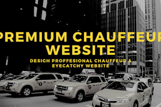 design chauffeur limousine and taxi booking website