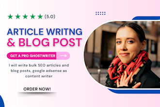 write bulk SEO business tax legal real estate finance blog post article writing