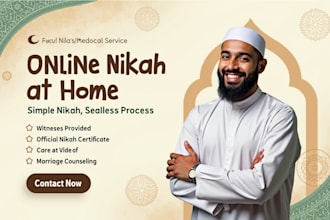 do online nikah imam for your online nikah and provide witness
