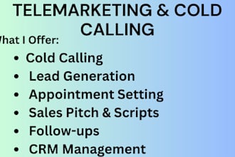 do telemarketing cold calling appointment setting for your business