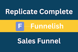 clone funnelish advertorial page, checkout page, product pages, squeeze page