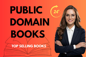 convert public domain book to high content book copyright free