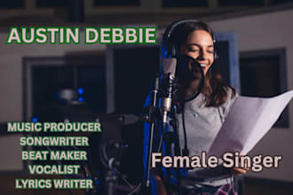 write punk trap metal soul lyrics female rapper edm vocalist singer songwriter