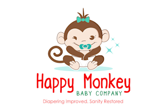 design awesome great baby company logo