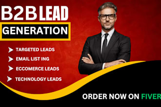 do b2b and ecommerce shopify leads, accurate lead generation