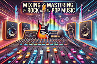 do mixing and mastering of rock and pop music also other music genre