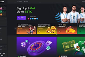 develop sport bet app crash game blackjack poker gamble site crypto game website