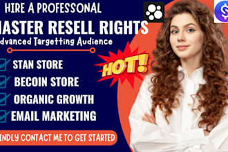 promote master resell rights, master resell right, with email marketing strategy