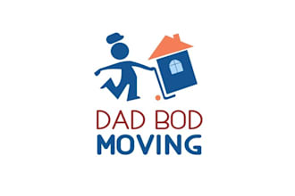 design splendid sophisticated dad bod moving logo