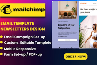 design mailchimp email template mailchimp newsletter email marketing