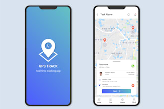 develop office bus tracking app, school bus app, gps tracking app, tracking app