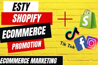 do etsy shopify ecommerce marketing promotion to boost etsy shopify sales