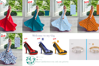 do color correction, recolor, color change, pattern change quickly