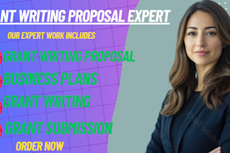 do grant research, grant writing, grant proposal, grant business plan